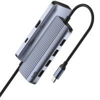 CUDY 6 in 1 hub w GbE 4K 60Hz HDMI