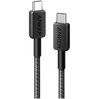 ANKER kabel 322 USB-C to USB-C 90cm Braided Black