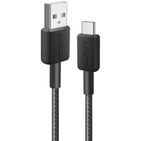 ANKER kabel 322 USB-A to USB-C 90cm Braided Black