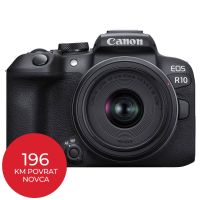 CANON fotoaparat  R10 + objektiv RF-S 1845 IS STM Crni