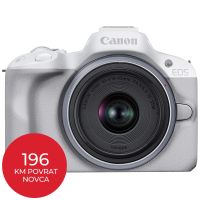 CANON fotoaparat R50 + objektiv RFS18-45 Bijeli