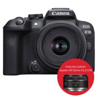 CANON fotoaparat R10 + objektiv RF-S 1845 IS STM Crni