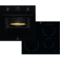 ELECTROLUX ugradbeni set EHF6240IOK + LOH3H00BK Crna