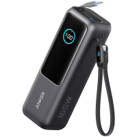 ANKER Power Bank 25000 mAh 165W (ugrađeni i uvlačivi USB-C kabel)