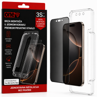 oneS zaštitno staklo sa aplikatorom za iPhone 16 Pro Max Privacy