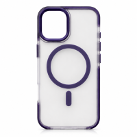 ONES silikonska maska iPhone 17 MagSafe Frosted Ljubičasta