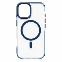 ONES silikonska maska iPhone 17 MagSafe Frosted Plava