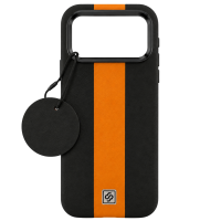 ONES maskica iPhone 17 Pro Stripe Crna-Narandžasta