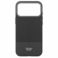 ONES maskica iPhone 17 Pro Max Business Leather Black