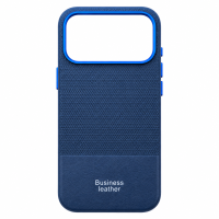 ONES maskica iPhone 17 Pro Max Business Leather Dark Teal Navy