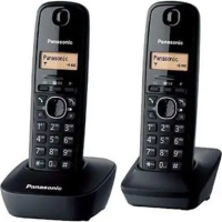 PANSONIC telefon bezicni KX-TG1612FXH crni 2 slusalice