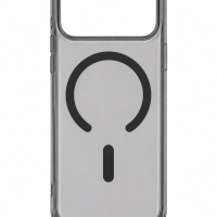 ONES silikonska maskica iPhone 17 Pro Transparent w MagSafe Crna