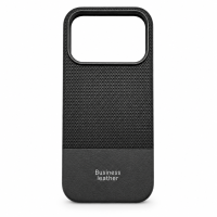 ONES maskica iPhone 17 Pro Business Leather Olive Gray
