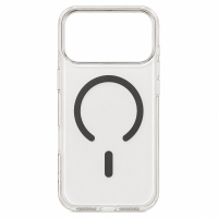 ONES silikonska maskica iPhone 17 Pro Max Transparent w MagSafe Siva