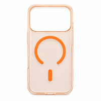ONES silikonska maskica iPhone 17 Pro Max Transparent w MagSafe Narandžasta