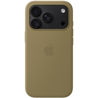 APPLE iPhone 18 Pro Silicone Case with MagSafe Olive