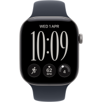 APPLE Watch S12 GPS 46mm Space Grey Aluminium Case with Navy Blue Sport Band - M/L