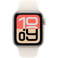 APPLE Watch SE3 v2 GPS 40mm Starlight Aluminium Case with Sand Sport Band - S/M