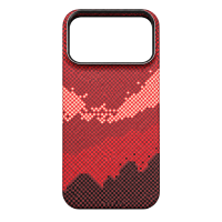 APPLE maskica iPhone 17 Pro Max/18 Pro Max TITAN Woven Carbon Look Multicolor S38