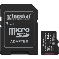 Kingston MicroSD 64GB 100MB/s U1 V10 CSP Class 10
