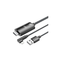 XO GB008 kabal Lightning to HDMI + USB Crni