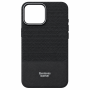 ONES maskica iPhone 17 Pro Max Business Leather Dark Gray-Taupe